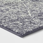 2 6 x4  Washable Criss Cross Easy Care Accent Rug Gray ivory - Threshold  Indoor