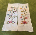 Vintage Handmade Crewel Embroidery Yarn Fiber Wall Art  2 