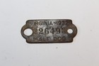 Vintage 1932 Virginia Dog Tax Tag License Brass Tags   41