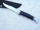 Vintage Buck 102 Usa Fixed Blade Hunting Knife Woodsman Nylon Sheath  Used Clean
