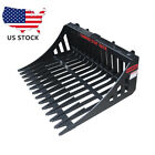 Us Stock Skid Steer Track Loader Rock Bucket  Fit Small Skid Steer Loader