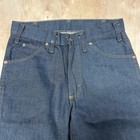 Vintage Toughskins 70 s Kids Jeans Pants Blue  Zip Up Sears Size 16 Slim Flair