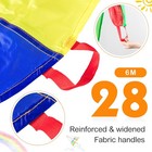 Parachute 12 Ft  16ft  20 Ft  23 Ft  30 Ft For Kids With Handles And Plastic    