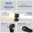Tank007 Wk1 1400 Lumen Led Tactical Hunting Flashlight Edc Usb Rechargeable Ipx7
