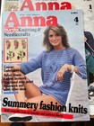 Anna Burda Knitting   Needlecrafts Magazine Set Of 3 -  1  4 1 1 1982