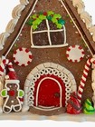 Vtg Kohls St  Nicholas Square Gingerbread House Ceramic Christmas Holiday Decor