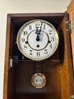Vintage Rare Wooden Grandfather Wall Clock - Classic Antique Decor