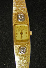Vintage Ladies 14k Yellow Gold   Diamond Josef J  Barr Florentine Watch 25 4g