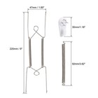 10 Inch Stainless Steel Wall Plate Hangers Invisible Wall Hooks For Plates 2pcs