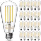 Dimmable Vintage Led Edison Bulbs Warm White 2700k E26 For Home Cafe Restaurant