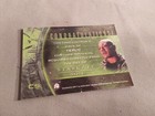 Stargate Sg-1 Relic Costume Wardrobe Material Card Teal c C5
