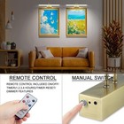 Picture Light 5000mah Wireless Wall Light 16  Art Light antique Brass Ab 16inch