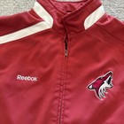 Reebok Nhl Arizona Coyotes Full-zip Jacket Large Hockey Team Logo Windbreaker
