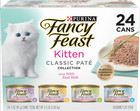 Fancy Feast Kitten Classic Pate Variety Pack Canned Wet Cat Food  48x3-oz