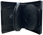 Black 14 Disc Dvd Cases Lot