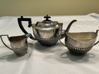 Vintage Sheffield Silver Electroplated Nickel Silver Epns 3 Piece Tea Set
