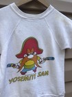 Vintage 70s Yosemite Sam Kids Youth Sweatshirt Looney Tunes Western