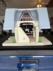 Vintage Little Tikes Classic Blue Roof Doll House Set   Many Accessories   Clean