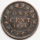 1884 Canada Large Cent