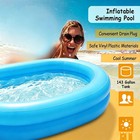 Summer Family Inflatable Swimming Pool For Kids Adults Thickened Large 90  60  20   