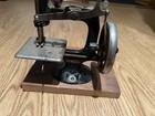 Antique Singer Model 20 Miniature Sewing Machine Cast Iron Usa Circa 1910s