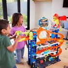 Hot Wheels City Toy Car Track Set Ultimate Garage With 2 Die-cast Toy Cars New
