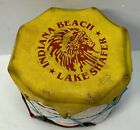 Vintage Indiana Beach Amusement Park Souvenir Toy Indian Drum Lake Shafer