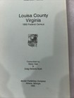 Louisa County Virginia 1850 Federal Census Records Paperback