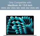 2 Pack Tempered Glass Screen Protector For Apple 2026 Macbook Air 13-inch Laptop