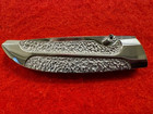 Stunning Custom  One-off Koji Hara Stippled Hi-polish Steel Liner Lock  122 