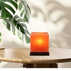 Nb Himalayan Pink Salt Lamp 8 X 6 X 6 Inches     Cube Shape Natural Crystal Rock