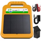 10 Mile Solar Electric Fence Energizer 0 2j 8kv Day night Auto Sensor 10 4ah