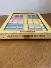 Vtg Jp Coats Boldest Mercerized Thread Box With 56 Spools Of Thread Rare Find