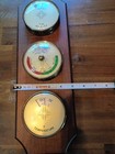 Vintage Wooden Analog Weather Station