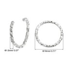 Open Jump Rings 50pcs 18mm O-ring Connectors For Jewelry Making  Silver