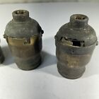Rare Antique Socket Shells Some Ge Lamp Light Part K D