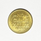 Rare Variant - 18-star Freedom Eagle W reversed Shield Vintage Brass Token -  2