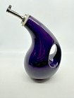 Eggplant Purple Rachel Ray-stoneware Vinegar   Olive Oil Dispenser Bottle Set