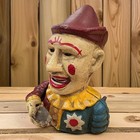 Clown Cast Iron Mechanical Coin Bank