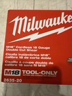Milwaukee M18 Cordless 2635-20 18 Gauge Double Cut Metal Shear  tool Only  Nib