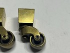Set  2  Nos Brass Square Tapered Swivel Cup Furniture Leg Casters