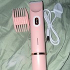 Dual-head Shaver Pink Waterproof Rechargeable Type-c Usb Wet dry Women s