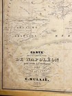 Historical Map 1836 France En 1813 Napoleon Europe Antiquarium Collection