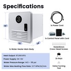 67000 Btu 12v Dc Rv Instant Tankless Water Heater High Altitude Mode 15x15 White