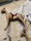 Vintage Little Tikes Dollhouse 4pc Lot Horse Pony For Stable