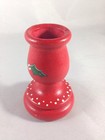 Christmas Candle Holder Hand Painted Christmas Holly Design 3  Holder