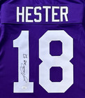 Jacob Hester Signed Autographed Purple Jersey Jsa Authenticated 07 Nc