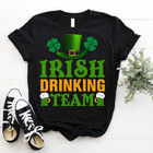 St Patrick s Irish Beer Drinking Team Ireland Flag Clover T-shirt Size S-5xl