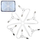 12 Clips Bed Sheet Holder Fasten Straps Adjustable Elastic Suspenders Grippers 