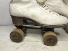 Vintage Cleveland Skate Company Gloria Nord Roller Skates Wood Wheels 050 Sz 5